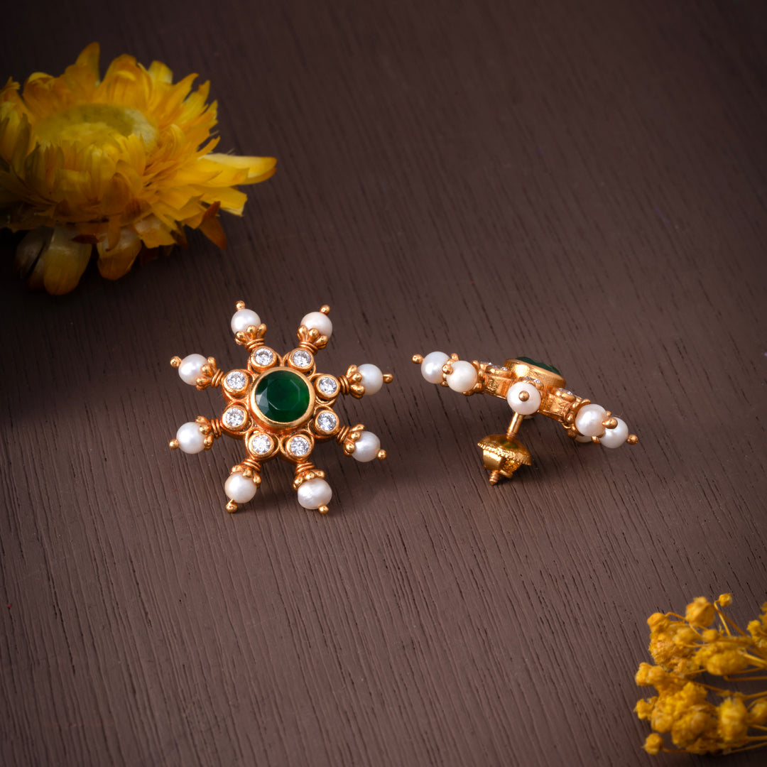Nitya Pearl Studs
