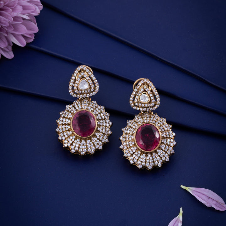 Pink Blossom Danglers