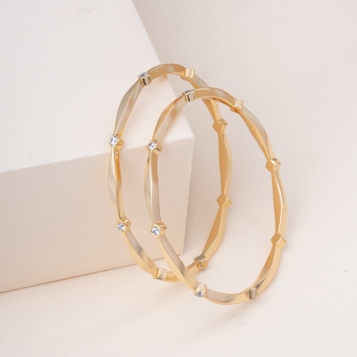 Starry-Shine Stone Bangles