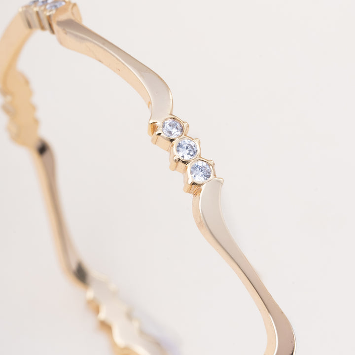 Spark-Loom Stone Bangles