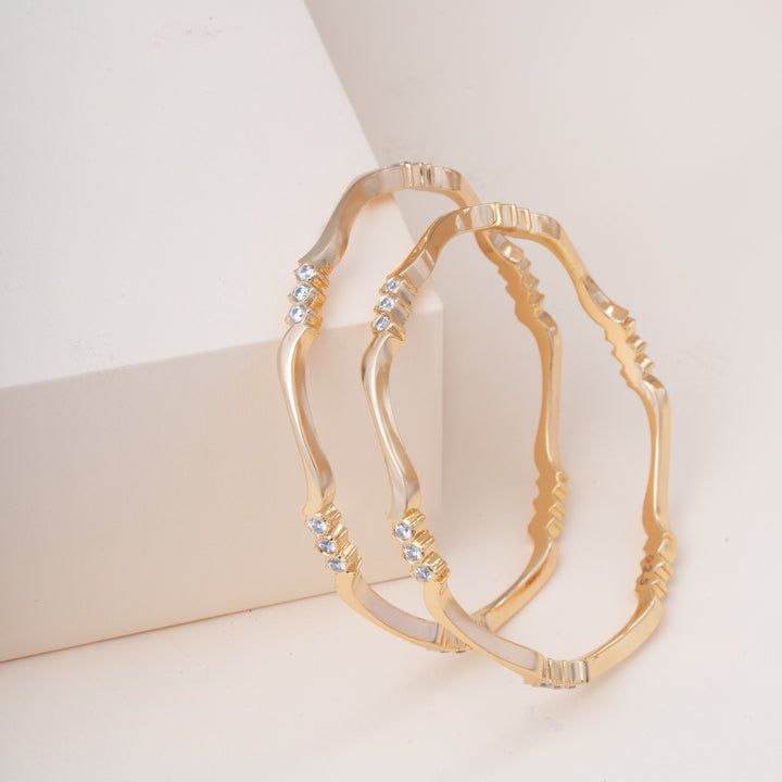 Spark-Loom Stone Bangles