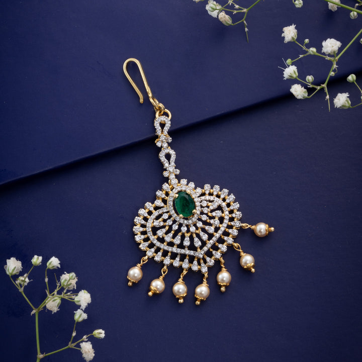 Czarina Heart Maang Tikka