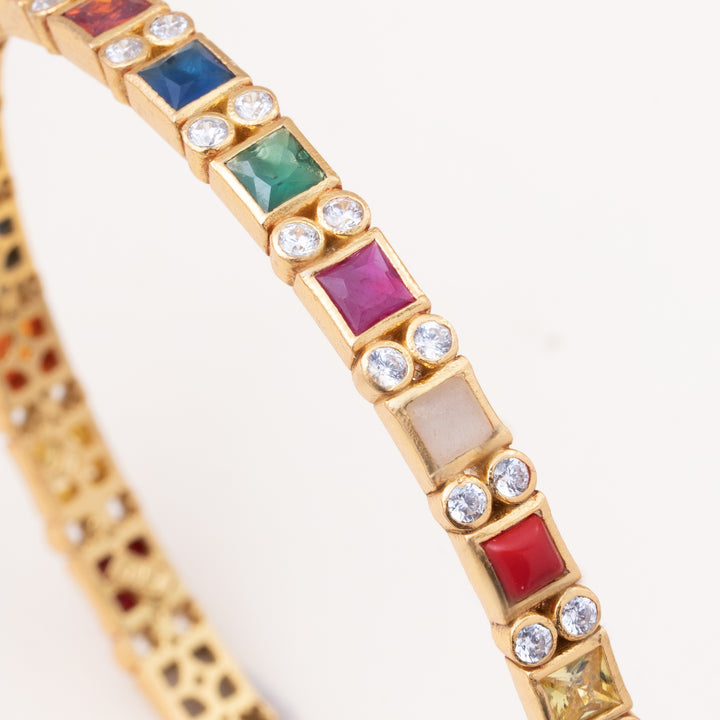 Navaratna-Bliss Stone Bangles