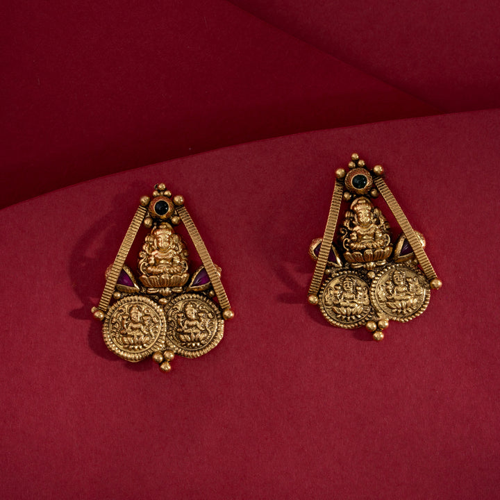 Mrinalini Temple Studs