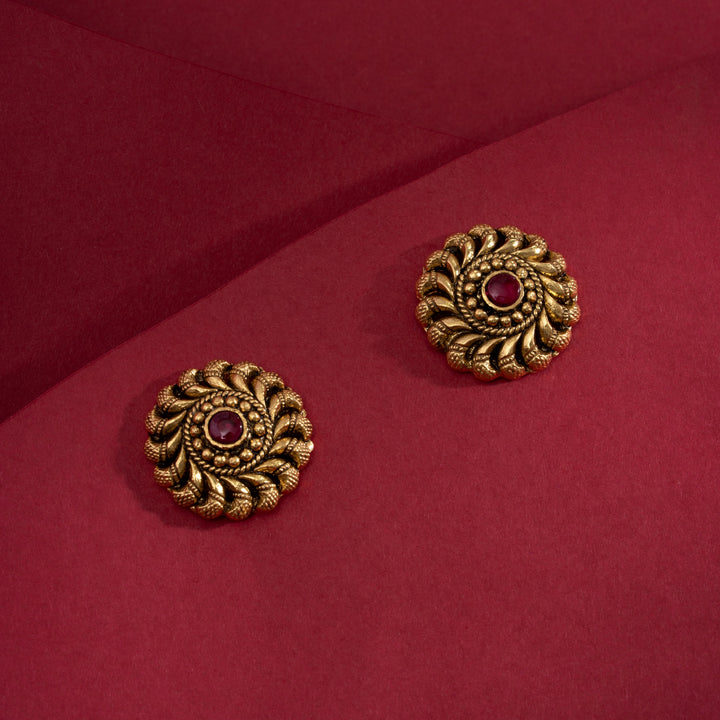 Chakrika Nakshi Studs