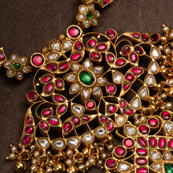 Aamrapali-Phool Kundan Necklace