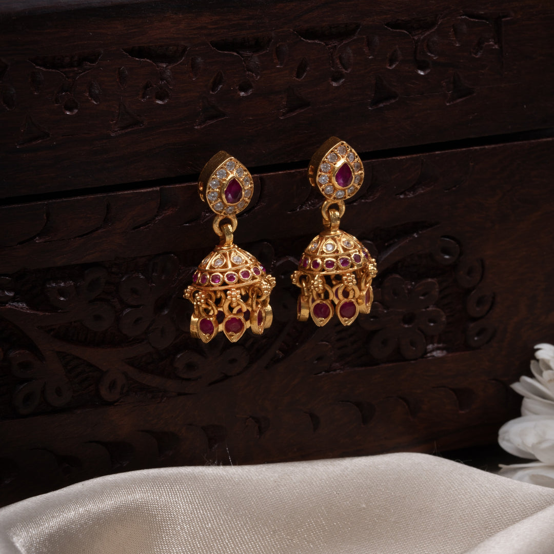 Perelle Stone Jhumki