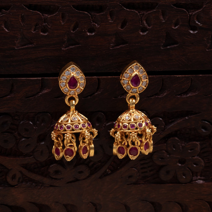 Perelle Stone Jhumki
