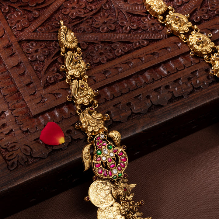 Ratnika Temple Kasu Necklace