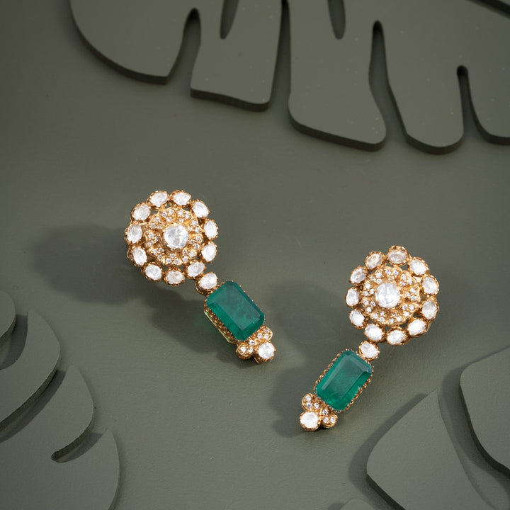 Kiaraaj Floral Victorian Danglers