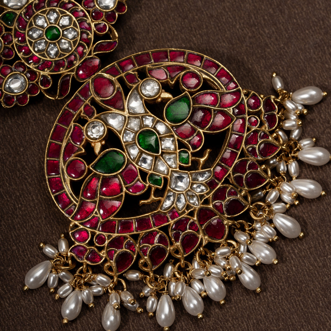 Rajmudra-Berunda Kundan Necklace