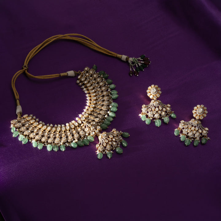 Zamoria Moissanite Necklace Set