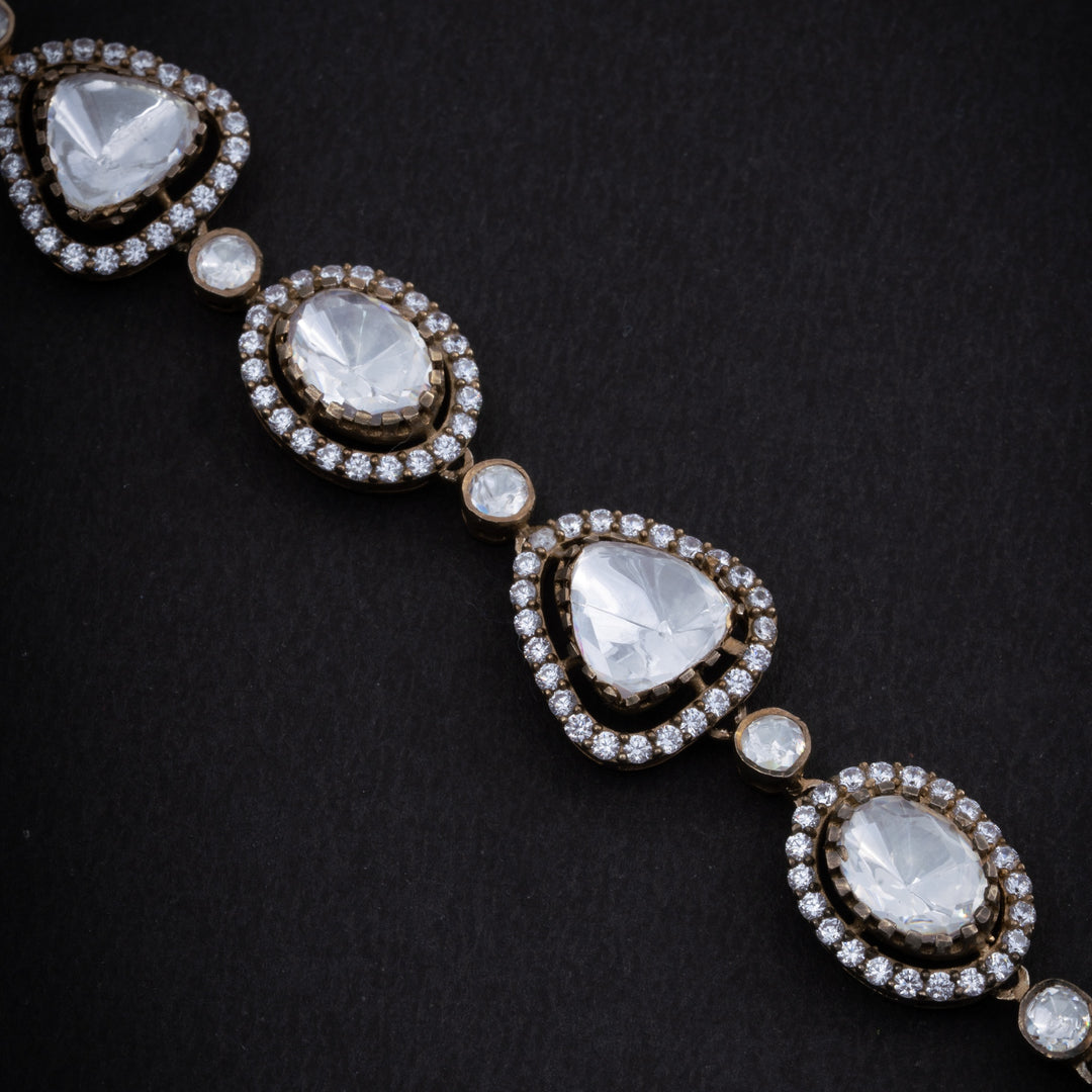 Tri Ruby Ovella Necklace Set