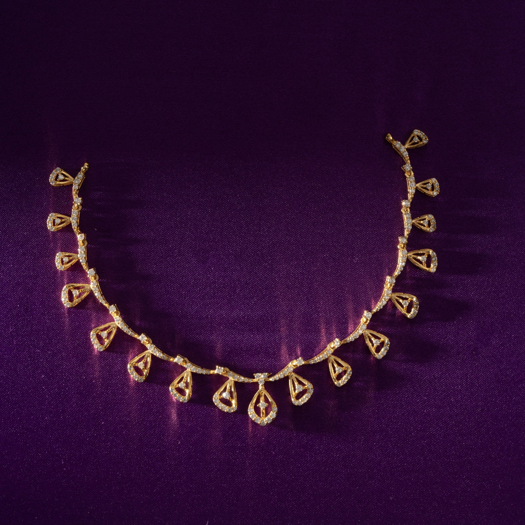 Ivory Spark CZ Necklace