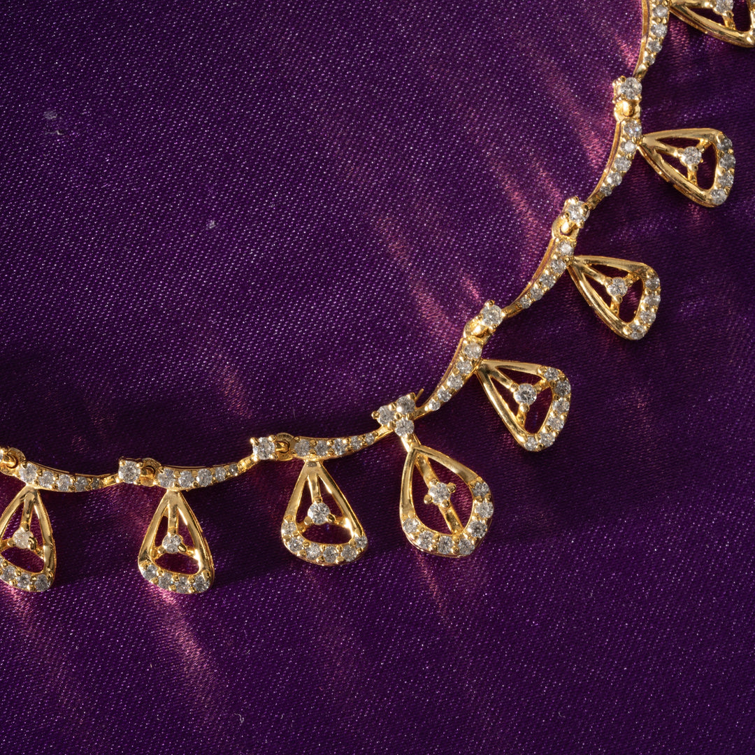 Ivory Spark CZ Necklace