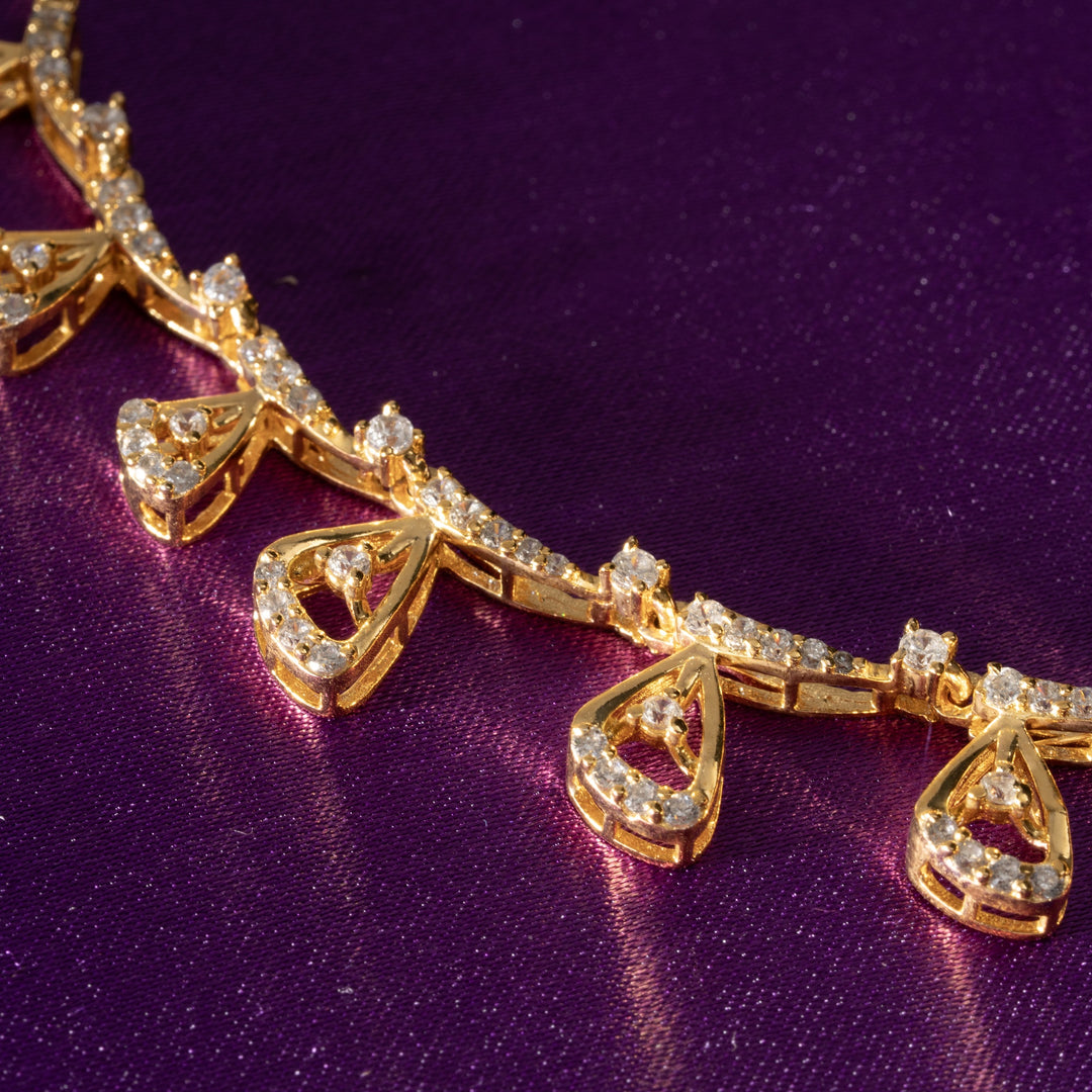 Ivory Spark CZ Necklace