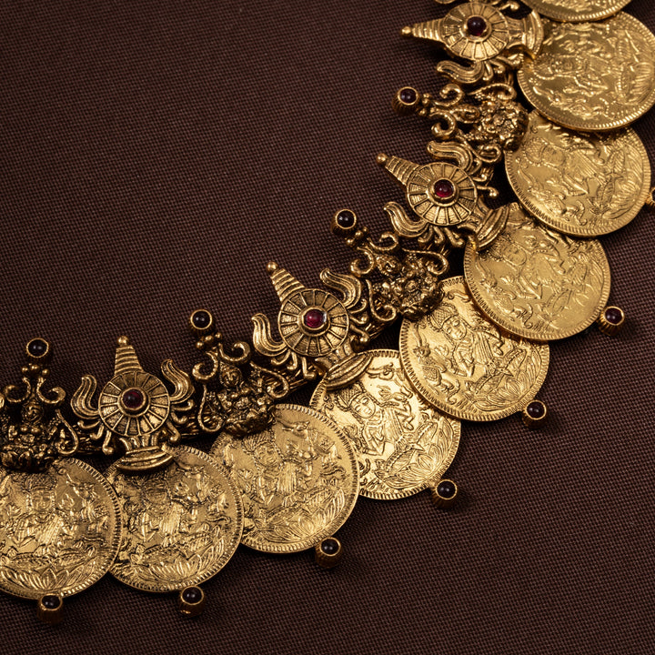 Ratnika Temple Kasu Necklace