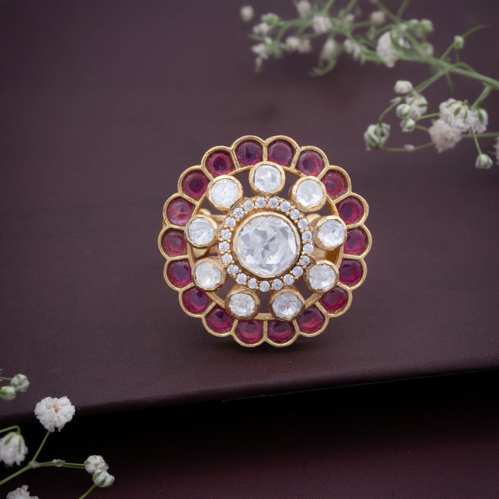 Floral Iceblush Ring