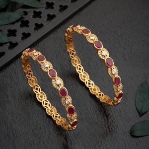 Crimsola Gems Bangles