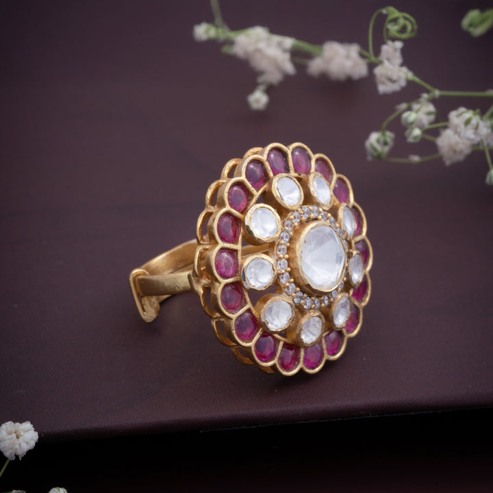 Floral Iceblush Ring