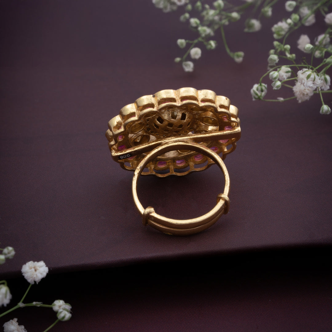 Floral Iceblush Ring