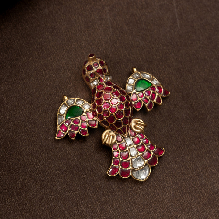 Bhakta-Garuda Kundan Pendant