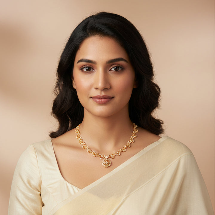 Glowline CZ Necklace