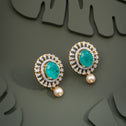 Pranika Oval Cz Studs