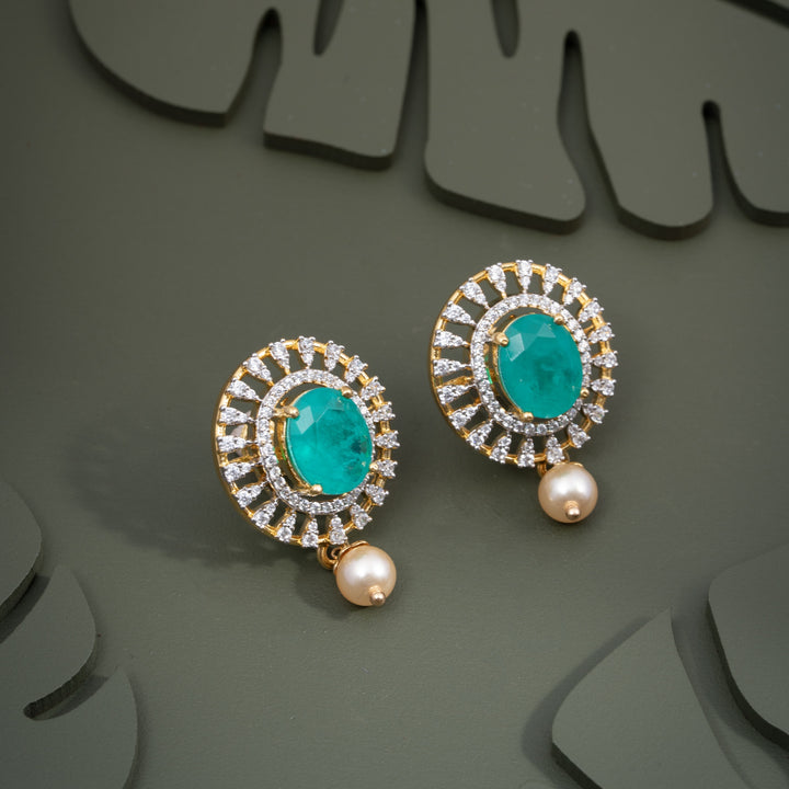 Pranika Oval Cz Studs