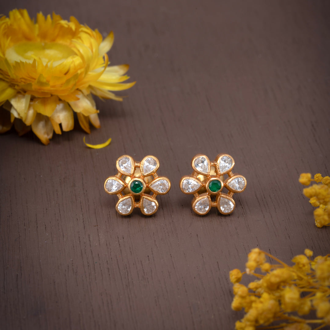 Harsinghar Stud Earrings
