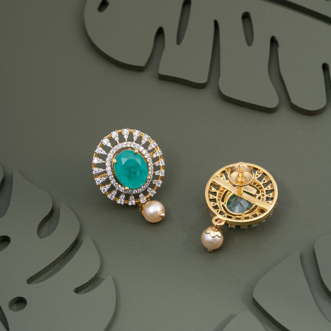 Pranika Oval Cz Studs