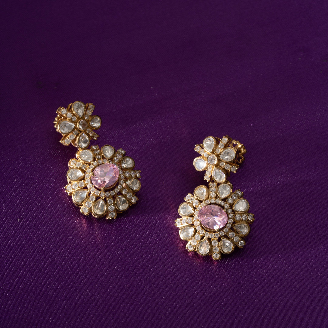 Pink-Ivy Moissanite Set