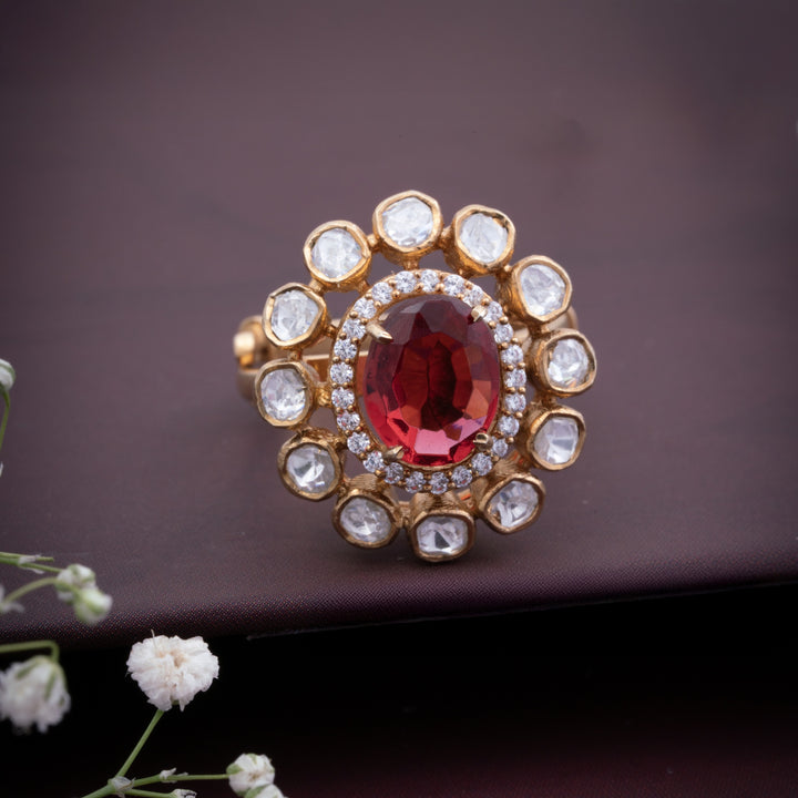 Rosalia Redbloom Ring