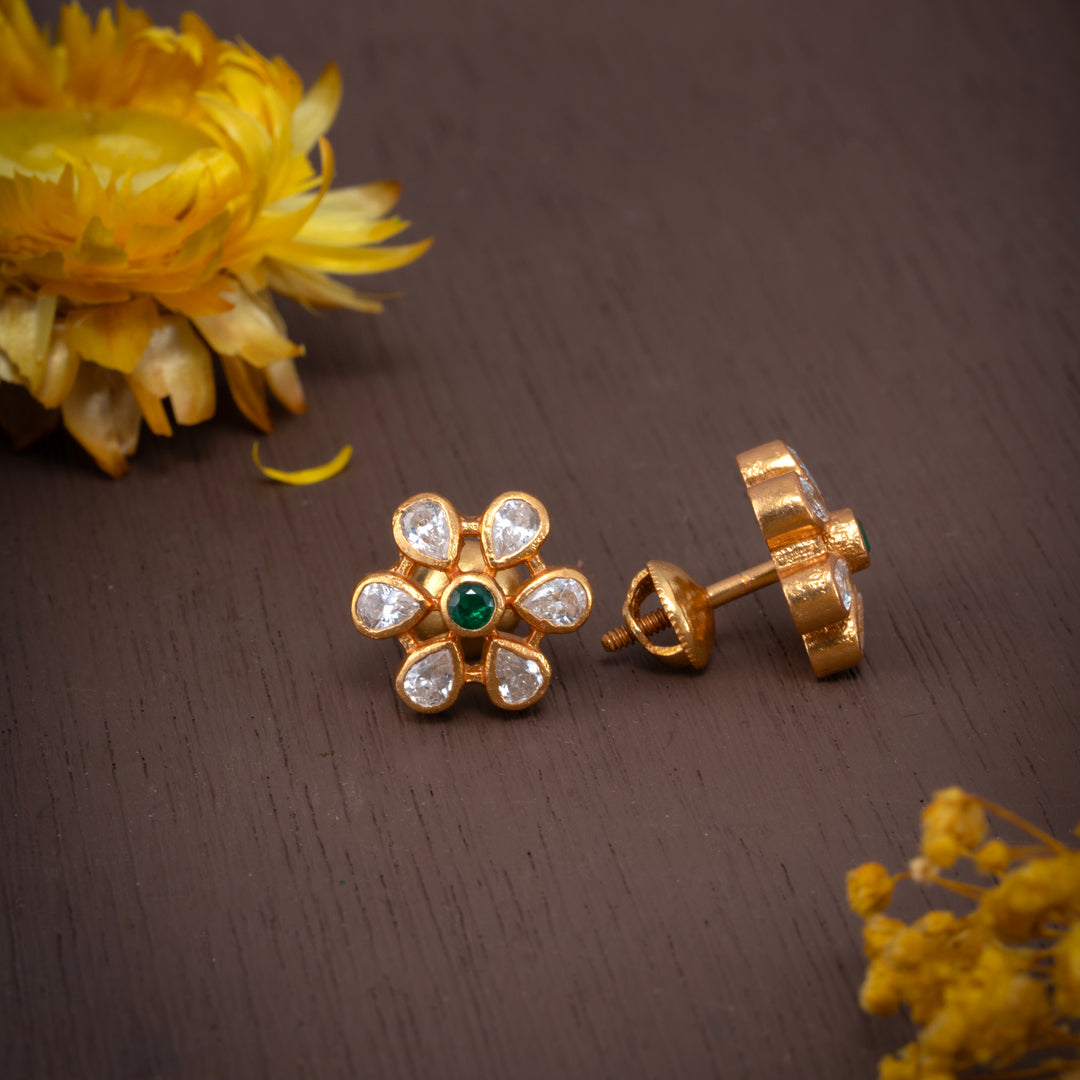 Harsinghar Stud Earrings