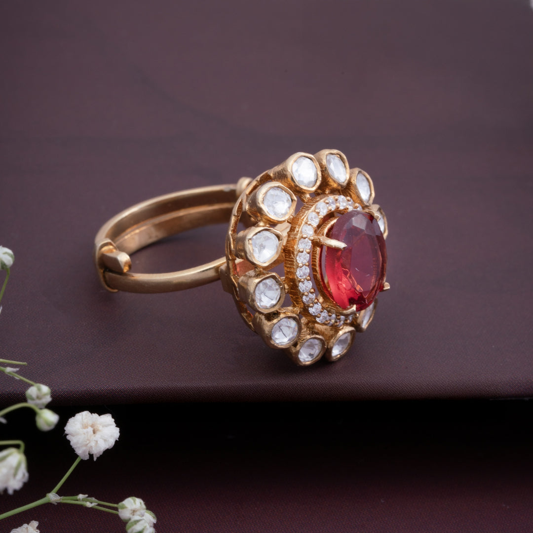 Rosalia Redbloom Ring