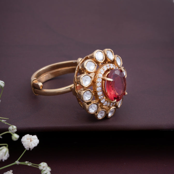 Rosalia Redbloom Ring