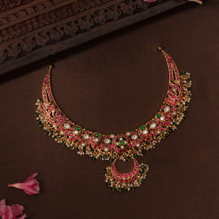 Shahi-Manik Kundan Necklace