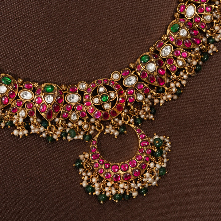 Shahi-Manik Kundan Necklace