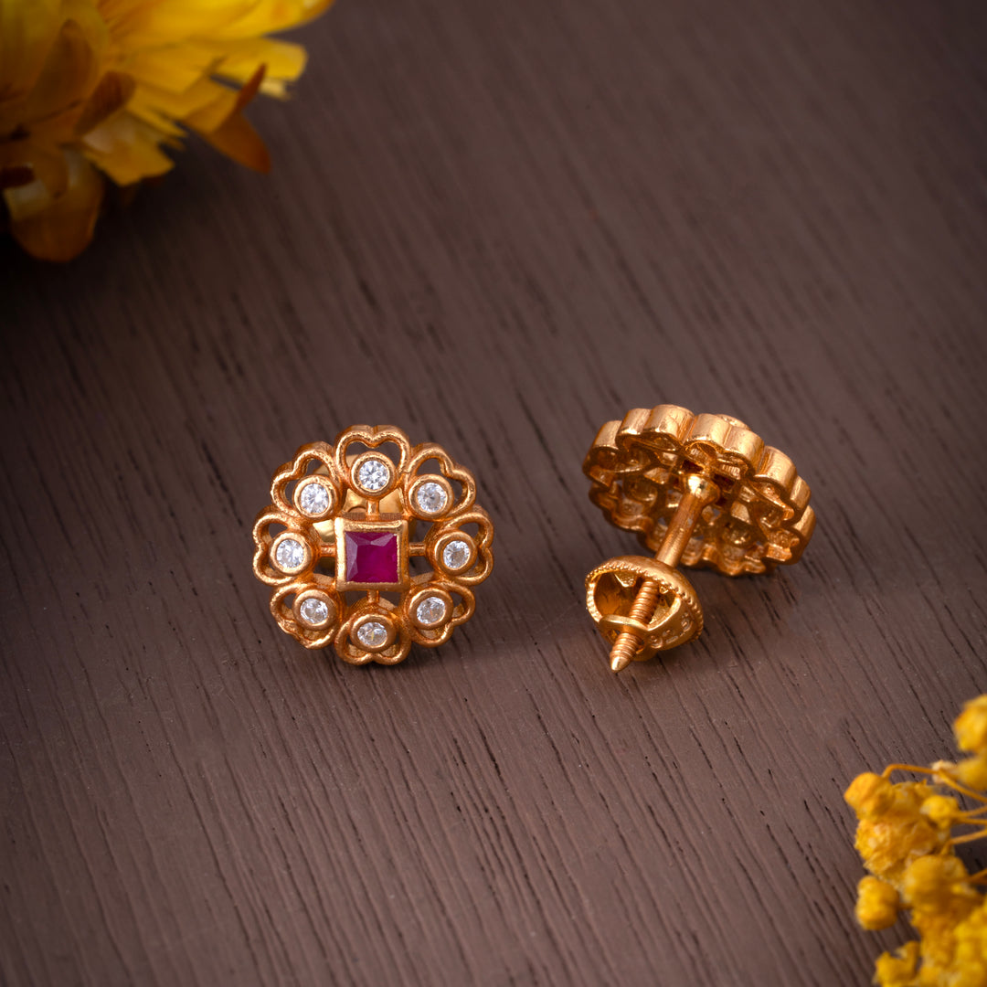 Heartura Stone Studs