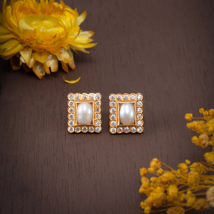 Pearl Mosaic Studs