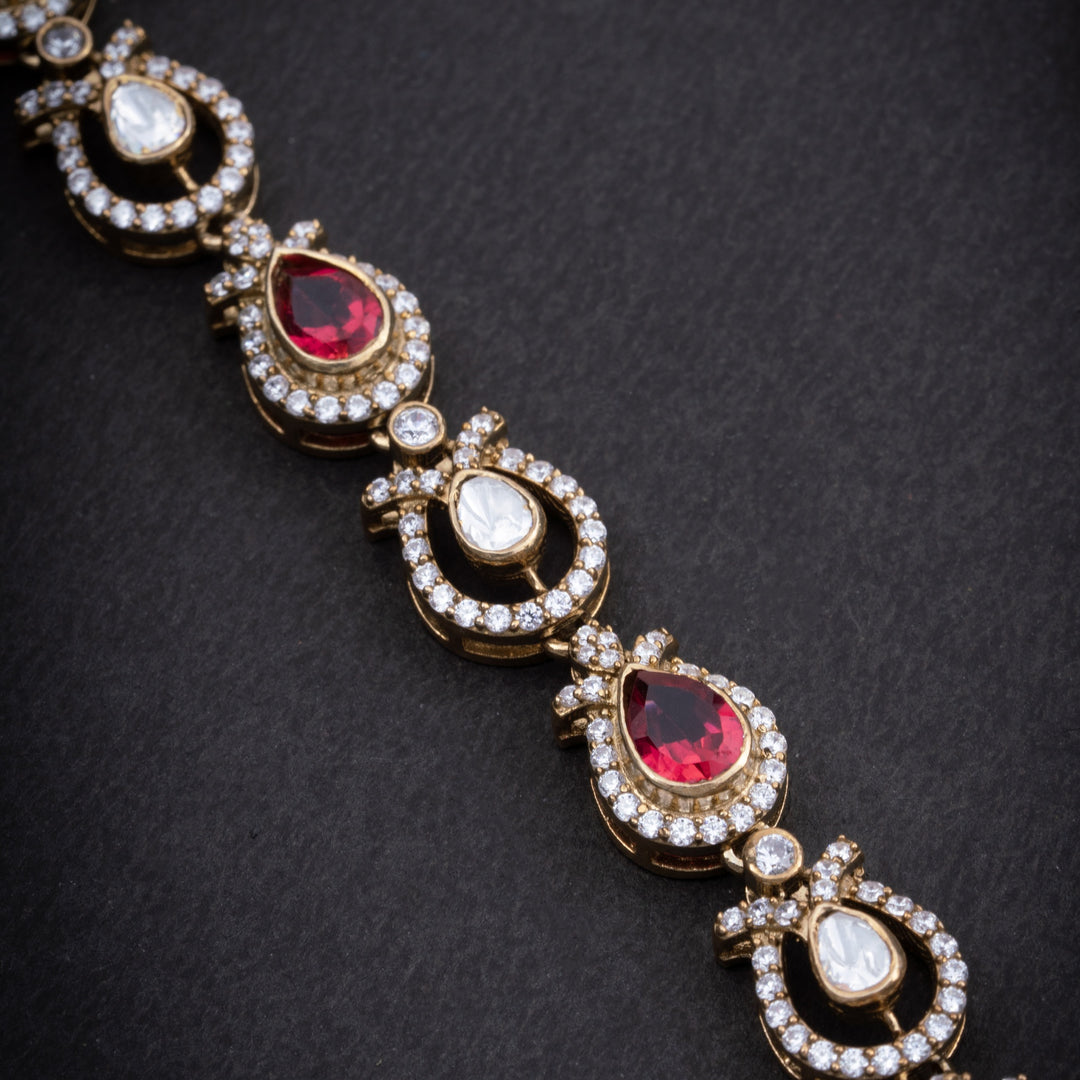 Scarlet Pear Necklace Set