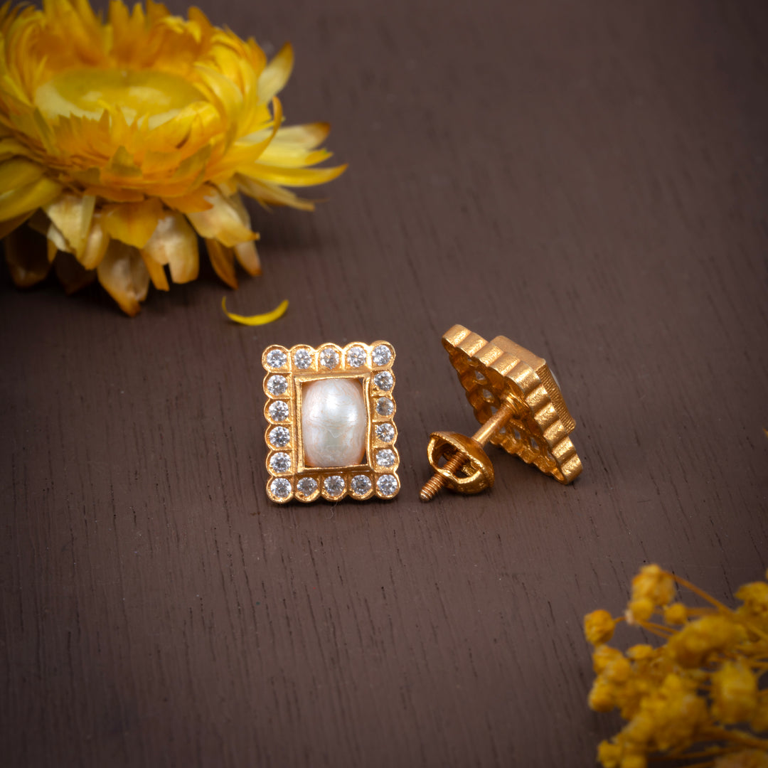 Pearl Mosaic Studs