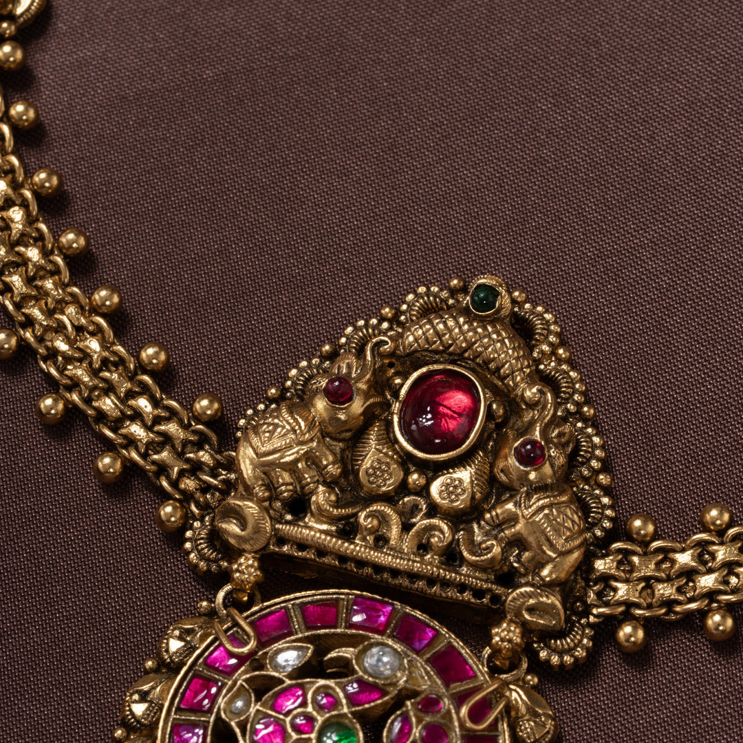 Gajamayura Nakshi Necklace