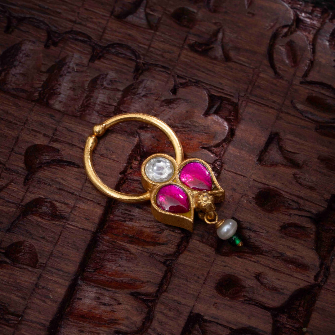 Mahira Kundan Septum Ring