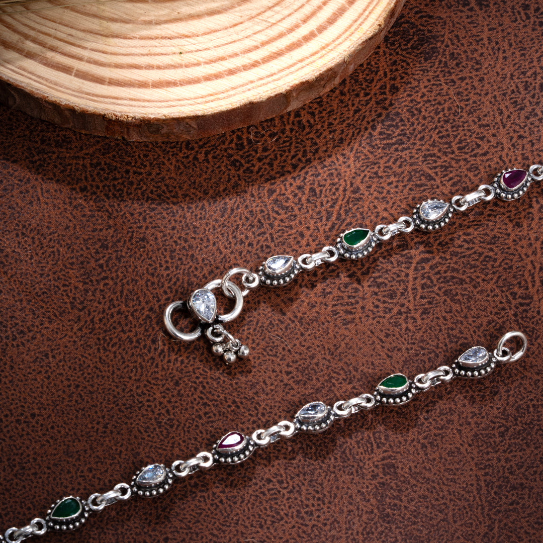 Noorvel Silver Payal