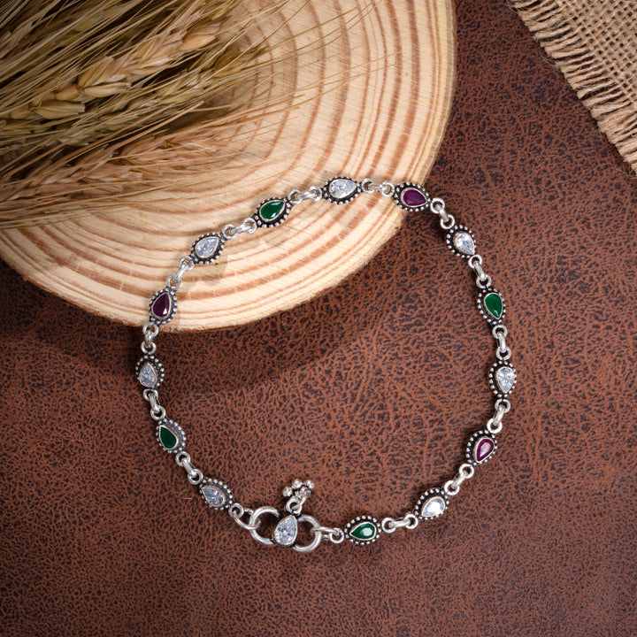 Noorvel Silver Payal