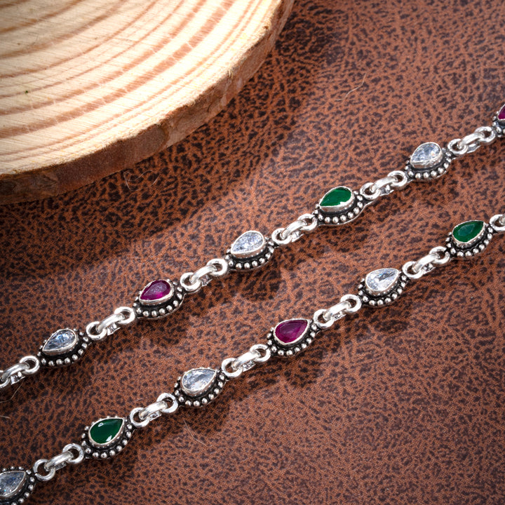 Noorvel Silver Payal