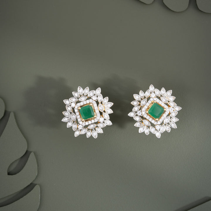 Ridhyara Square Cz Studs