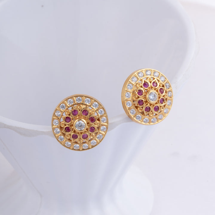 Chola Charm Stud Earrings
