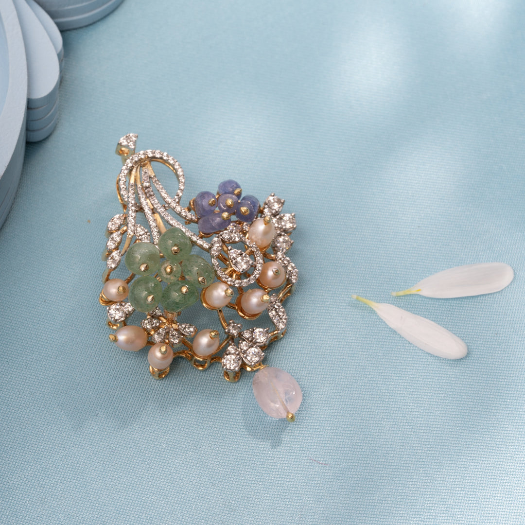 Moonflower CZ Pendant